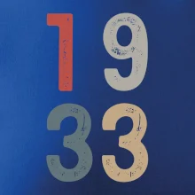 Vintage číslice 1933