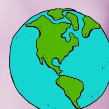 Planeta na prsu - Amerika