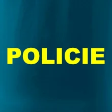 Policie Nápis žlutý
