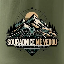 Souřadnice mě vedou horská mapa