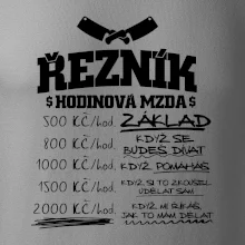 Hodinová mzda řezník