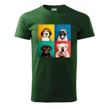 Psi štěňata koláž