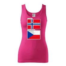 Norská a česká vlajka