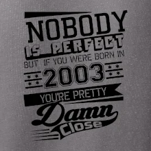 Nobody is perfect - 2003