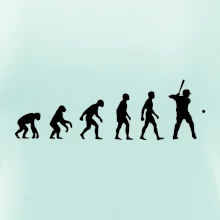 Evoluce baseball pálkař nápřah + míček