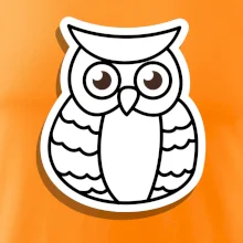 Sova kreslená na prsu