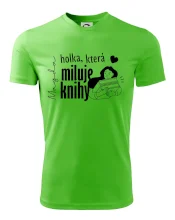 Černobílá holka, která miluje knihy - Vaše jméno