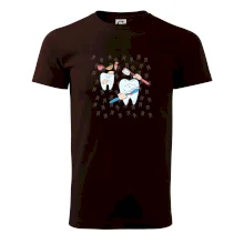 Zubařské tričko - kartáček a jídlo