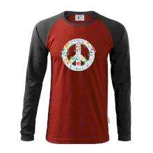 Peace and love symbol