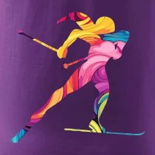 Barevná běžkařka