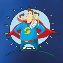 Táta superman - kluk, kluk a dítě
