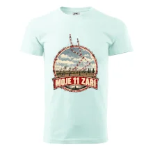 Liblice B bortící se věže moje 11 září retro odznak