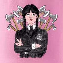 Sekery - holka v černém (Pecka design)