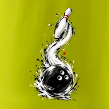 Bowling japonská štětcová malba