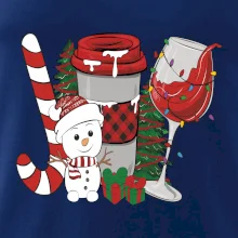 Vánoce, víno a sněhulák