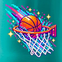 Pixel art basketbalový koš