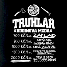 Hodinová mzda truhlář