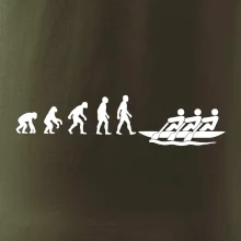 Evoluce veslování 3 lidi