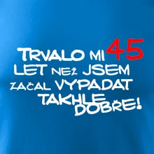 Trvalo mi 45 let než jsem začal vypadat takhle dobře