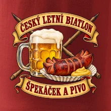 Český letní biatlon špekáček a pivo