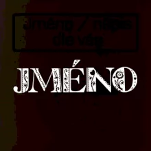 Folklor - jméno - nápis