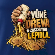Vůně dřeva a zaschlýho lepidla - kapající lepidlo a letokruhy