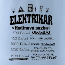 Elektrikář hodinová sazba