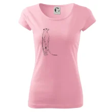 Surikata černá kresba