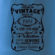 Vintage Etiketa - 1981