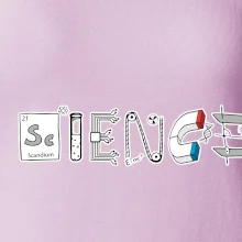 Science věda nápis