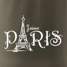 Paris nápis Eiffelovka rovný