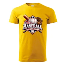 Baseballová pálka s rukavicí eat sleep repeat