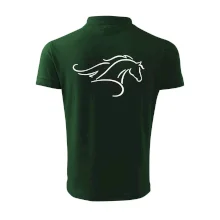 Kůň - bežící silueta hlavy