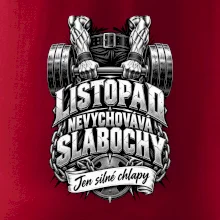 Listopad nevychovává slabochy silový trénink