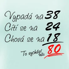 Vypadá, cítí se, chová se - 80 let