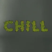 Konopí nápis chill
