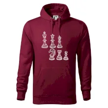 Šachové figurky kreslené