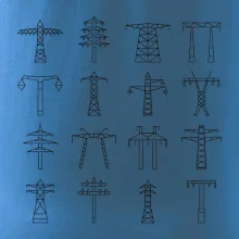 Typy stožárů vysokého napětí