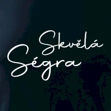 Skvělá ségra - nápis na zádech