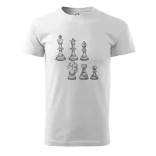 Šachové figurky kreslené