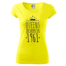 Queens are born in 1961