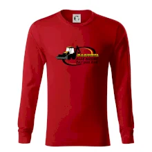 Bagrista v kruhu - vlastní nápis