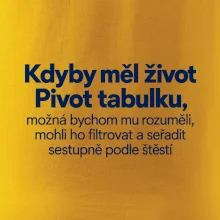 Kdyby měl život pivot tabulku