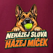 Neházej slova házej míček - vlčák