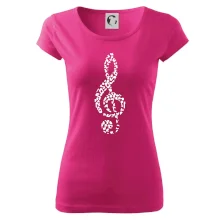 Houslový klíč z not