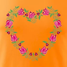 Červené tulipánové srdiečko (Pecka design)