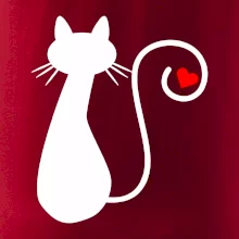 Zamilovaná kočka ocásek