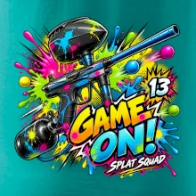 Barevná exploze game on paintball