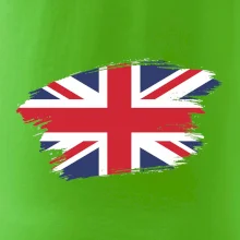 Britská vlajka roztrhaná