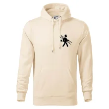 Kominík logo + nápis na zádech